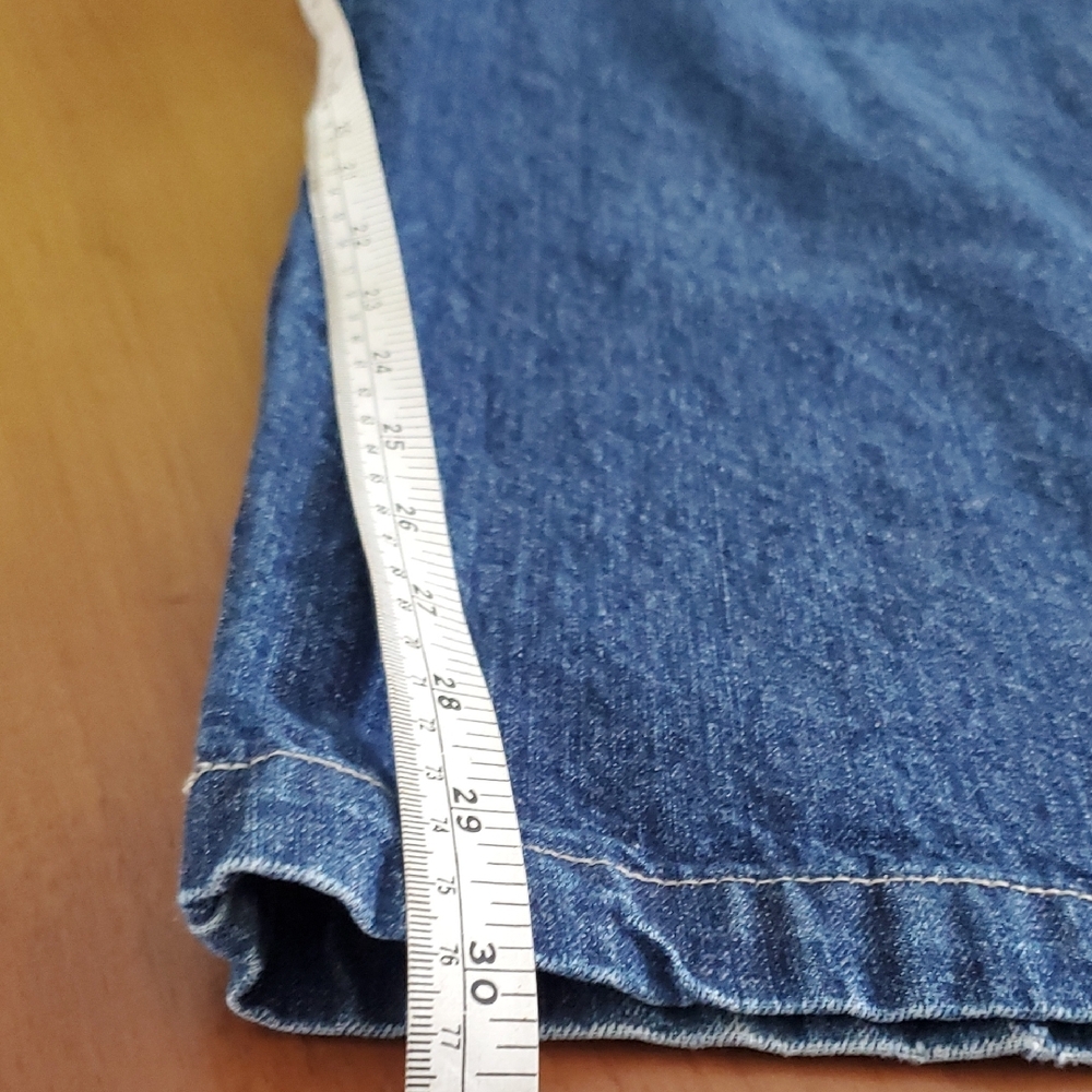 Classic Blue Denim Women's Overalls - Picture 8 of 10